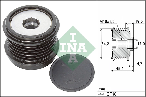Alternator Freewheel Clutch